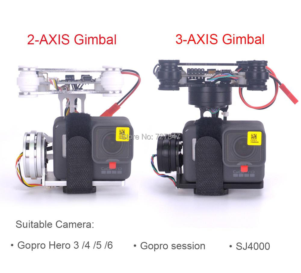 Drone Gimbal For Gopro - RTF FPV 3-ACHSE/Leichte 2-ACHSE Bürstenlosen Gimbal