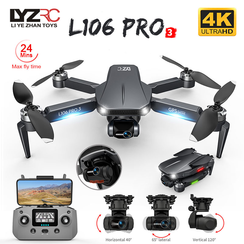 L106 Pro 3 Drohne 5G WIFI FPV  – Drone Gimbal 3 Axis Bewertung und Preis